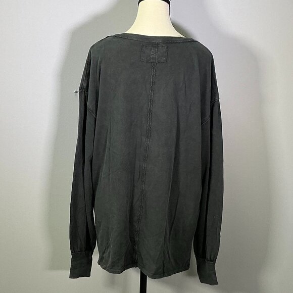 Free People Fade Into You Women's Size S Metal Stiletto Shirt NWT - Picture 3 of 7